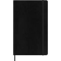 Weekly planner MOLESKINE 2025/26, 18M, L, soft cover, 13x21cm, black