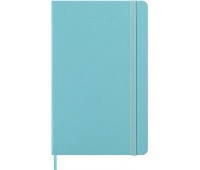 Kalendarz tygodniowy MOLESKINE 2025/26, 18M, L, twarda oprawa, 13x21cm, aquamarine, Kalendarze, Zeszyty i bloki