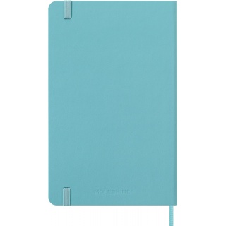 Kalendarz tygodniowy MOLESKINE 2025/26, 18M, L, twarda oprawa, 13x21cm, aquamarine, Kalendarze, Zeszyty i bloki