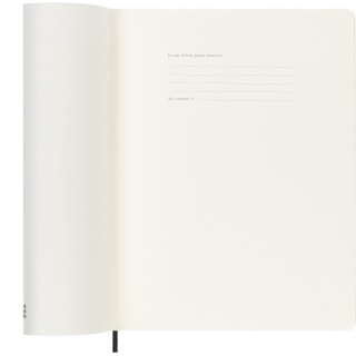 Kalendarz tygodniowy MOLESKINE 2025/26, 18M, XL, miękka oprawa, 19x25cm, czarny, Kalendarze, Zeszyty i bloki
