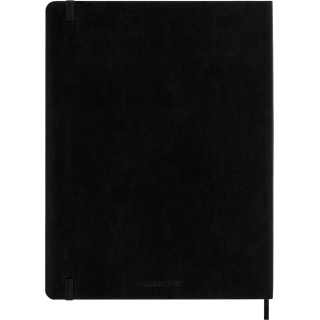 Kalendarz tygodniowy MOLESKINE 2025/26, 18M, XL, miękka oprawa, 19x25cm, czarny, Kalendarze, Zeszyty i bloki