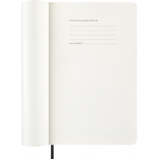 Kalendarz tygodniowy MOLESKINE 2026, 12M, L, miękka oprawa, 13x21cm, czarny, Kalendarze, Zeszyty i bloki