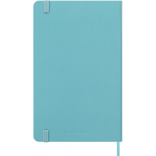 Kalendarz tygodniowy MOLESKINE 2026, 12M, L, twarda oprawa, 13x21cm, aquamarine, Kalendarze, Zeszyty i bloki