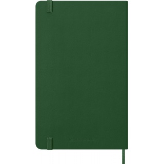 Kalendarz tygodniowy MOLESKINE 2026, 12M, L, twarda oprawa, 13x21cm, myrtle green, Kalendarze, Zeszyty i bloki