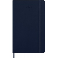 Weekly planner MOLESKINE 2026, 12M, L, hard cover, 13x21cm, sapphire blue