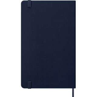 Kalendarz tygodniowy MOLESKINE 2026, 12M, L, twarda oprawa, 13x21cm, sapphire blue, Kalendarze, Zeszyty i bloki