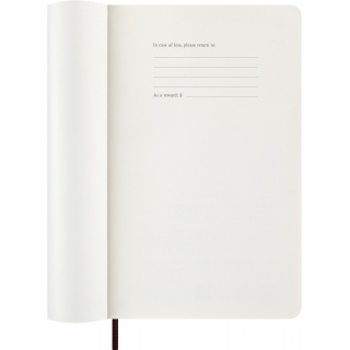 Kalendarz tygodniowy MOLESKINE 2026, 12M, L, synt. skóra węża, 13x21cm, edycja limitowana, w pudełku, bordeaux, Kalendarze, Zeszyty i bloki