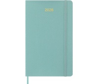 Kalendarz tygodniowy MOLESKINE 2026, 12M, L, synt. skóra węża, 13x21cm, edycja limitowana, w pudełku, sage green, Kalendarze, Zeszyty i bloki
