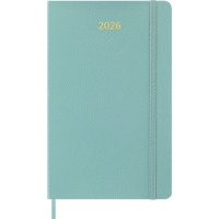 Weekly planner MOLESKINE 2026, 12M, L, synthetic snake leather, 13x21cm, limited edition, in box, sage green