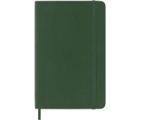 Kalendarz tygodniowy MOLESKINE 2026, 12M, P, miękka oprawa, 9x14cm, myrtle green, Kalendarze, Zeszyty i bloki