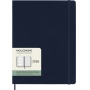 Kalendarz tygodniowy MOLESKINE 2026, 12M, XL, twarda oprawa, 19x25cm, sapphire blue, Kalendarze, Zeszyty i bloki