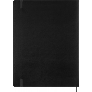 Kalendarz tygodniowy vertykalny MOLESKINE 2026, 15M, XXL, miękka oprawa, 23,5x28cm, czarny, Kalendarze, Zeszyty i bloki
