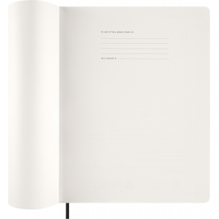 Kalendarz tygodniowy vertykalny MOLESKINE 2026, 15M, XXL, miękka oprawa, 23,5x28cm, czarny, Kalendarze, Zeszyty i bloki