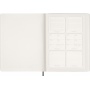 Kalendarz tygodniowy vertykalny MOLESKINE 2026, 15M, XXL, miękka oprawa, 23,5x28cm, czarny, Kalendarze, Zeszyty i bloki