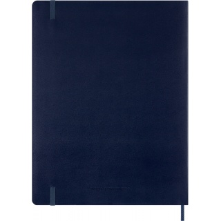 Kalendarz tygodniowy vertykalny MOLESKINE 2026, 15M, XXL, miękka oprawa, 23,5x28cm, sapphire blue, Kalendarze, Zeszyty i bloki