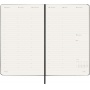 Kalendarz tygodniowy vertykalny MOLESKINE Pro 2026, 12M, L, twarda oprawa, 13x21cm, czarny, Kalendarze, Zeszyty i bloki