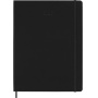 Kalendarz tygodniowy vertykalny MOLESKINE Pro 2026, 12M, XL, twarda oprawa, 19x25cm, czarny, Kalendarze, Zeszyty i bloki