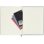 Kalendarz tygodniowy vertykalny MOLESKINE Pro 2026, 12M, XL, twarda oprawa, 19x25cm, czarny, Kalendarze, Zeszyty i bloki