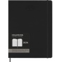 Kalendarz tygodniowy vertykalny MOLESKINE Pro 2026, 12M, XL, twarda oprawa, 19x25cm, czarny, Kalendarze, Zeszyty i bloki