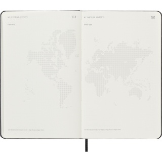 Kalendarz tygodniowy MOLESKINE Smart 2026, 12M, L, twarda oprawa, 13x21cm, czarny, Kalendarze, Zeszyty i bloki