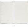Kalendarz tygodniowy MOLESKINE Smart 2026, 12M, L, twarda oprawa, 13x21cm, czarny, Kalendarze, Zeszyty i bloki