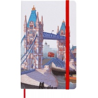 Notatnik MOLESKINE Londyn, L, 13x21cm, w linie, edycja limitowana, Notatniki, Zeszyty i bloki