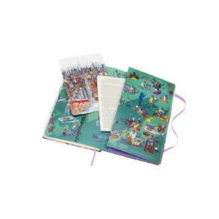 Notatnik MOLESKINE Nowy Jork, L, 13x21cm, w linie, edycja limitowana, Notatniki, Zeszyty i bloki