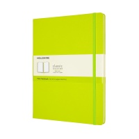 Notebook MOLESKINE Classic, XL, 19x25cm, plain, hard cover, 192 pages, lemon green