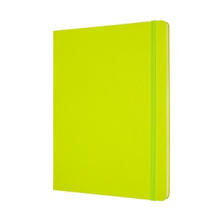 Notes MOLESKINE Classic, XL, 19x25cm, gładki, twarda oprawa, 192 strony, lemon green, Notatniki, Zeszyty i bloki