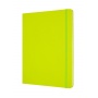 Notebook MOLESKINE Classic, XL, 19x25cm, plain, hard cover, 192 pages, lemon green