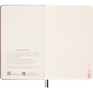 Notes MOLESKINE Sakura 2025, L, 13x21cm, w linie, edycja limitowana, Notatniki, Zeszyty i bloki