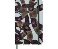 Notebook MOLESKINE Snake Leaves 2025, L, 13x21cm, ruled