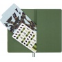 Notes MOLESKINE Snake Leaves 2025, L, 13x21cm, w linie, Notatniki, Zeszyty i bloki