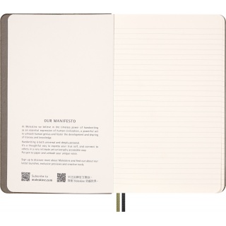 Notes MOLESKINE Snake Roses 2025, L, 13x21cm, w linie, w pudełku, Notatniki, Zeszyty i bloki