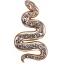 Przypinka MOLESKINE Crystal Snake 2025, złota, Notatniki, Zeszyty i bloki