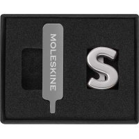 Przypinka MOLESKINE S, srebrna, Notatniki, Zeszyty i bloki