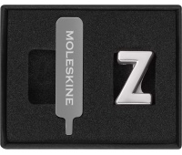 Przypinka MOLESKINE Z, srebrna, Notatniki, Zeszyty i bloki