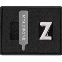 Przypinka MOLESKINE Z, srebrna, Notatniki, Zeszyty i bloki