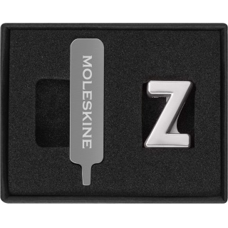 Przypinka MOLESKINE Z, srebrna, Notatniki, Zeszyty i bloki