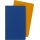 Zestaw 2 zeszytów MOLESKINE Volant, L, 13x21cm, w linie, 96 stron, blue/amber yellow