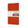 Zestaw 2 zeszytów MOLESKINE Volant, L, 13x21cm, gładki, 96 stron, coral orange/aquamarine