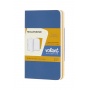 Zestaw 2 zeszytów MOLESKINE Volant, XS, 6,5x10,5cm, w linie, 56 stron, blue/amber yellow, Zeszyty, Artykuły szkolne