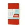 Zestaw 2 zeszytów MOLESKINE Volant, XS, 6,5x10,5cm, w linie, 56 stron, coral orange/aquamarine, Zeszyty, Artykuły szkolne