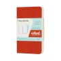 Zestaw 2 zeszytów MOLESKINE Volant, XS, 6,5x10,5cm, gładki, 56 stron, coral orange/aquamarine, Zeszyty, Artykuły szkolne