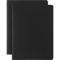 Zestaw 2 zeszytów MOLESKINE Smart Cahier, XL, 19x25cm, w linie, czarny, Zeszyty, Artykuły szkolne