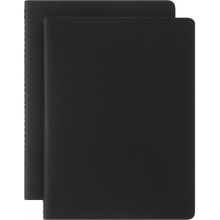Zestaw 2 zeszytów MOLESKINE Smart Cahier, XL, 19x25cm, w linie, czarny, Zeszyty, Artykuły szkolne