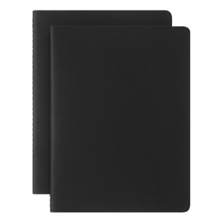 Zestaw 2 zeszytów MOLESKINE Smart Cahier, XL, 19x25cm, w linie, czarny, Zeszyty, Artykuły szkolne