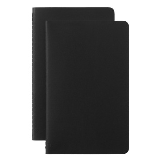 Zestaw 2 zeszytów MOLESKINE Smart Cahier, L, 13x21cm, w linie, czarny, Zeszyty, Artykuły szkolne