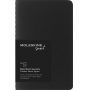 Zestaw 2 zeszytów MOLESKINE Smart Cahier, P, 9x14cm, w linie, czarny, Zeszyty, Artykuły szkolne
