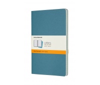 Set of 3 notebooks MOLESKINE Cahier Journals, L, 13x21cm, ruled, 80 pages, brisk blue